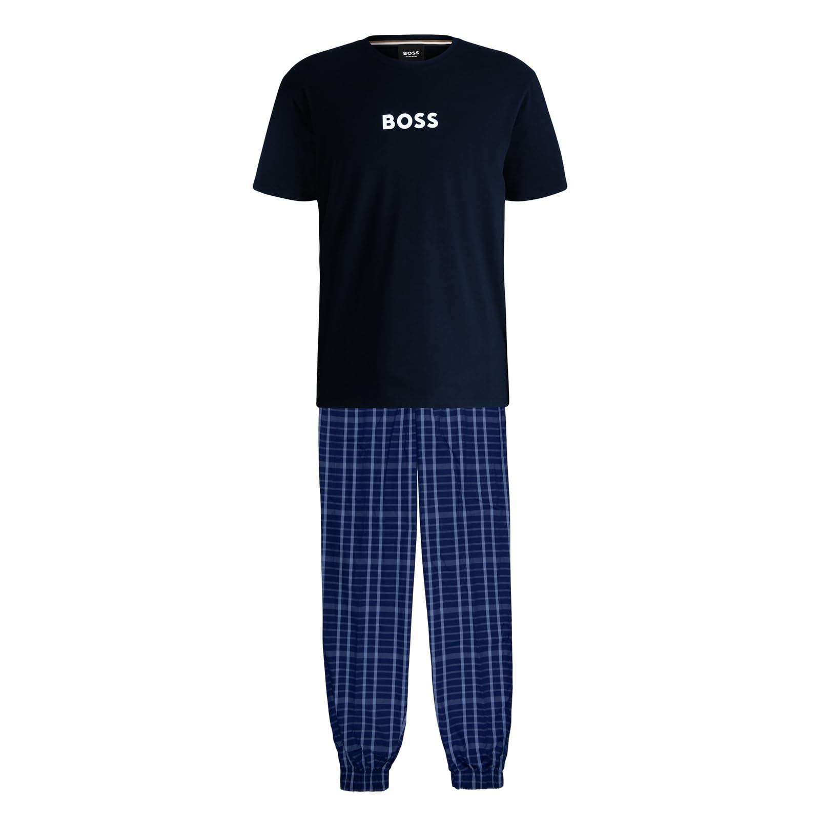BOSS Herren Schlafanzug Loungewear Nightwear Easy Long Set T-Shirt