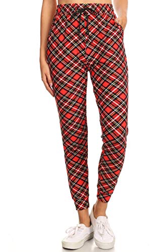 Image of Leggings Depot Premium Jogger Women's Popular Print High Waist Track Pants(S-XL)