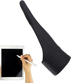 パームリジェクショングローブ - 通気性、耐久性、最適な快適性、軽量 |タブレットでのデジタル制作、スケッチ、絵画、グラフィック デザイン用のアーティスト グローブ、手の汚れを軽減し、滑りを防止します。