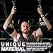 RIMSports Hanging ab Straps for Pull up bar - ab Slings - Pull up Straps - Gym Accessories for Men abs - Hanging bar for Exercise - Hanging ab Strap