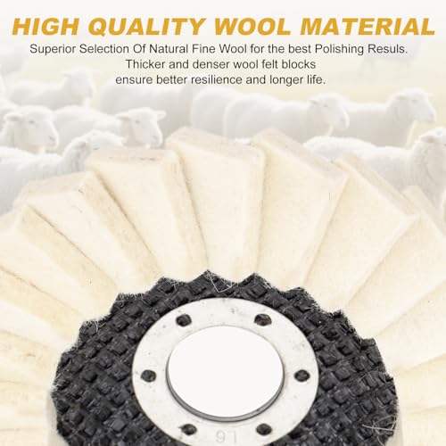 Disque abrasif en feutre 115 mm pour éliminer les micro-rayures - 4