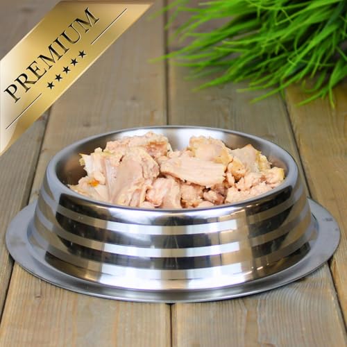 Lecker.Pet® | 6 x 400 g Luna's 100% Huhn und Pute Hunde Nassfutter | Hochwertiges Hundefutter | Natürlich & ohne Zusatzstoffe | Reich an Proteinen & Mineralien | Glutenfrei & ohne Zuckerzusatz