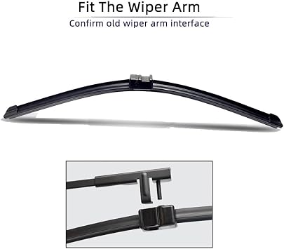 Wiper LHD Front & Rear Wiper Blades Set Compatible with BMW X3 F25 2010-2017 Windshield Windscreen Window Brushes 26+20+13