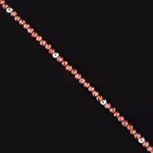 Miniatura 4 de QNAVIC Natural Amethyst Gemstone Micro Beads with Silver Ball Choker Bracelet for Women, Handmade Jewelry, Healing Chakra Crystals, 925 Sterling