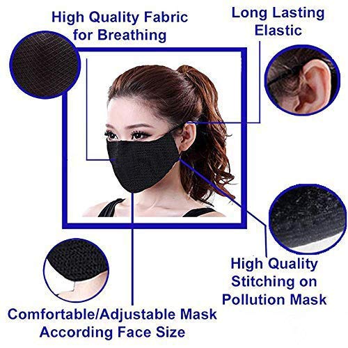 Image of Kandid Black Dust Proof & Water Resistant Double Mirror Pocket Bike Cover for Yamaha Rx100