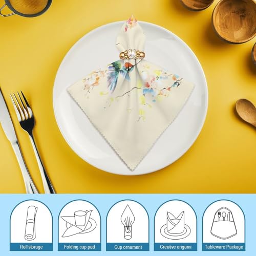 Servilletas de tela reutilizables para sustituir el papel con estilo 8