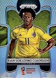 2018 Panini Prizm World Cup Silver Prizms #42 Juan Guillermo Cuadrado Colombia Official Soccer Card in Raw (NM or Better) Condition