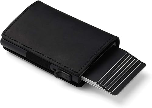 Miniatura 7 de Tooka Airtag - Cartera y llavero de cuero genuino a la moda, funda protegida para Airtags, cartera multifuncional con Apple AirTag funda para