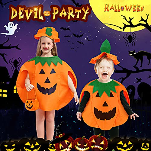 Yumcute Halloween Pumpkin Costumes - Cute Pumpkin Party Costume Clothes, Halloween Fancy Dress. (L) #TOP3