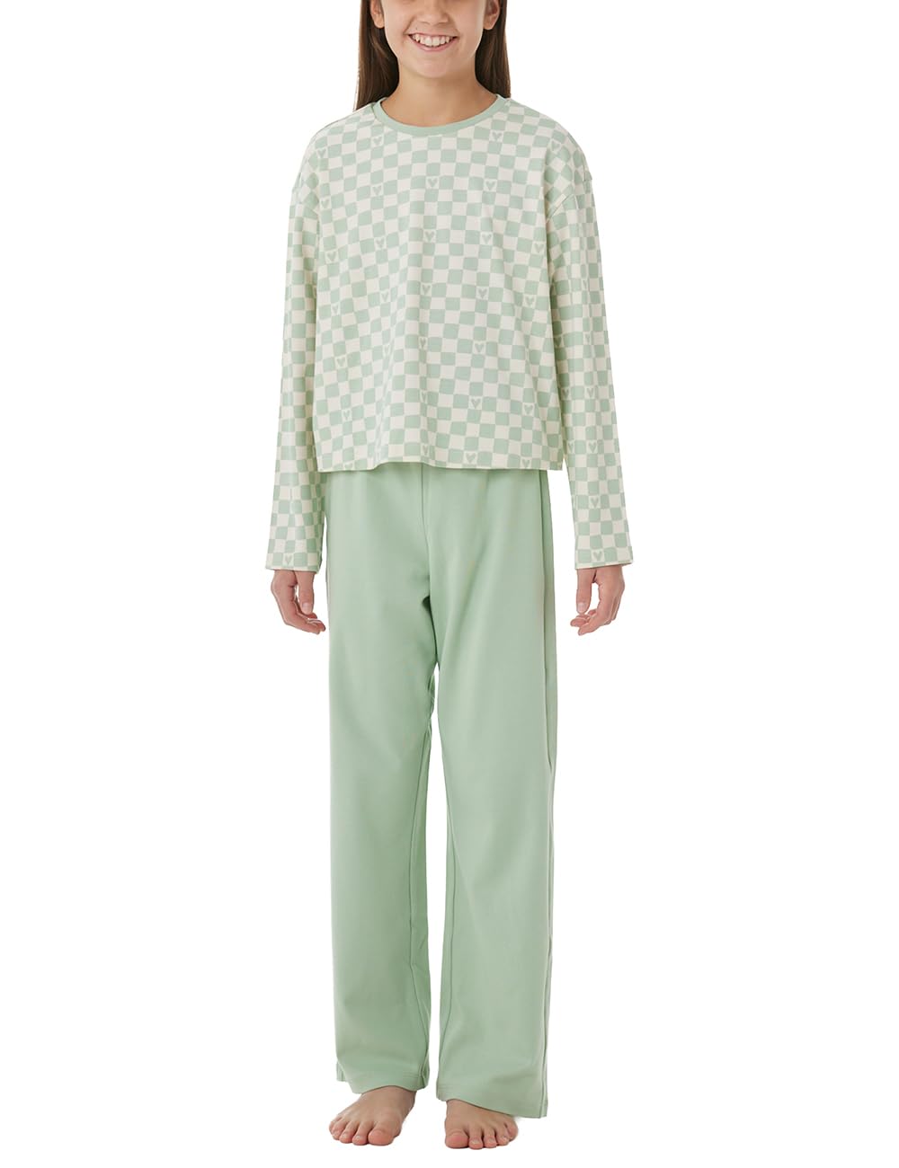 Schiesser Mädchen Schiesser Mädchen Schlafanzug Set Pyjama Lang Ohne Bündchen 100% Baumwolle - Größe 98 Bis 176 Pyjamaset (1er Pack)