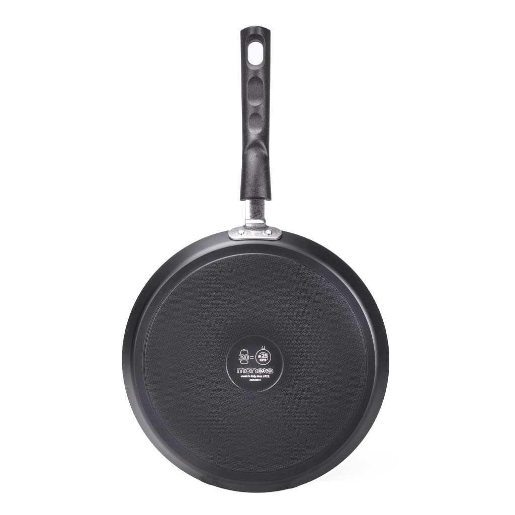 Moneta Gea Crepiera Ø 25 cm, w 100% z recyklingu aluminium, do każdej kuchenki z indukcją, Made in Italy
