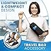 Everlasting Comfort Airplane Foot Hammock - Memory Foam Foot Rest for Plane Travel - Portable Foot Rest for Air Travel, Desk & Car - Airplane Essentials Foot Hammock for Plane Travel
