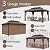 Yardsight 12'x12' Hardtop Gazebo, Outdoor Aluminum Frame Galvanized Steel Double Roof Pavilion with Netting and Shaded Curtains, Permanent Metal Pergolas for Patio, Backyard, Deck and Lawns.
