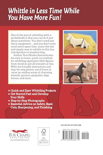 image for 20-Minute Whittling Projects: Fun Things to Carve from Wood (Fox Chape