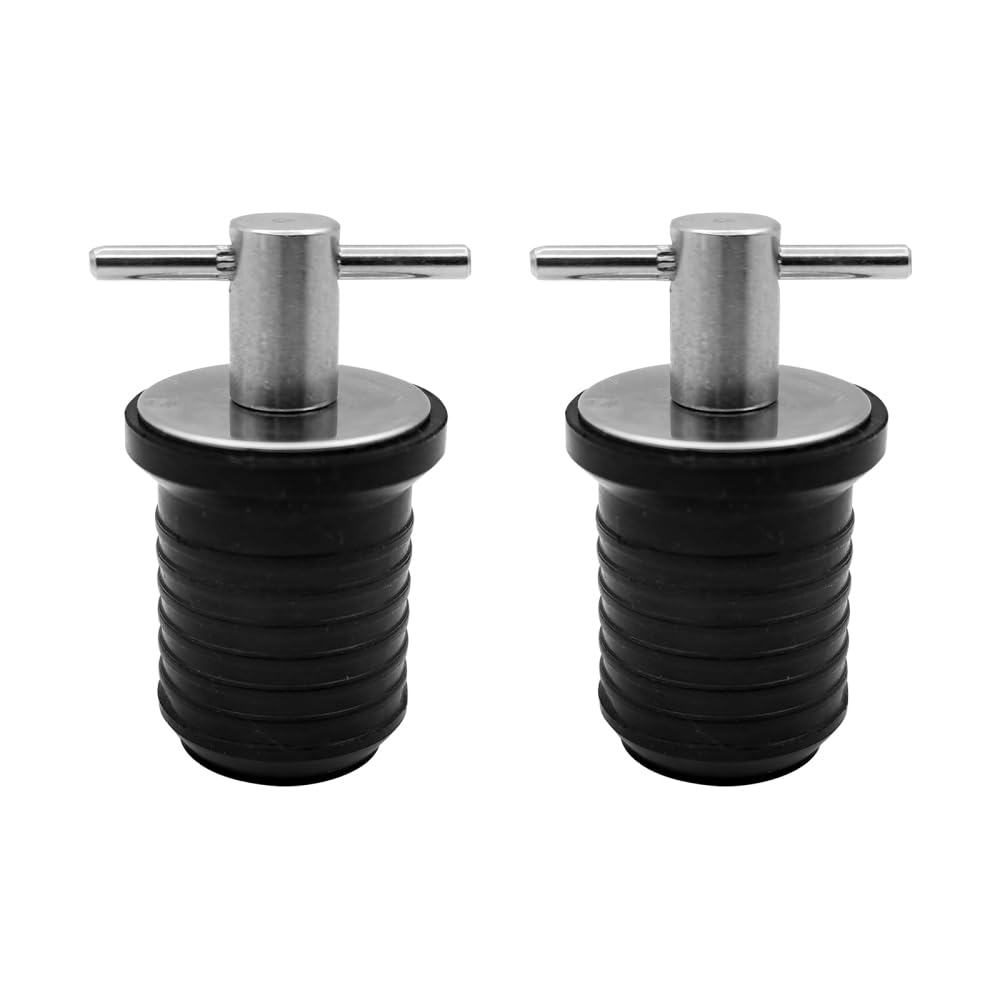 Kit 4 Tappi Di Scarico Per Kayak EVKILKJS – In Nylon Con Guarnizione In Gomma, Diametro 2,5 Cm