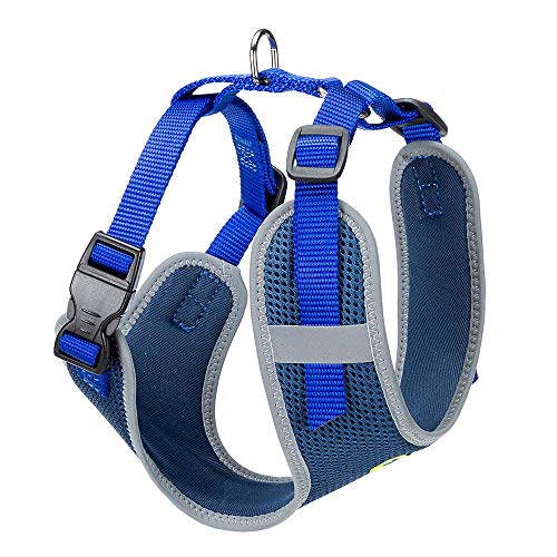 Ferplast Small Dog Harness NIKITA S, Breathable Dog Harness, Padded and Adjustable, Easy to Wear, Reflective Edges