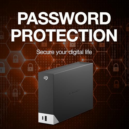 One Touch Hub 6TB, Hard disk esterno, per pc, PC Portatili e Mac, USB-C, USB 3.0, 1 Anni Mylio, Data Rescue Service (STLC6000400) - Hub USB - Immagine 7