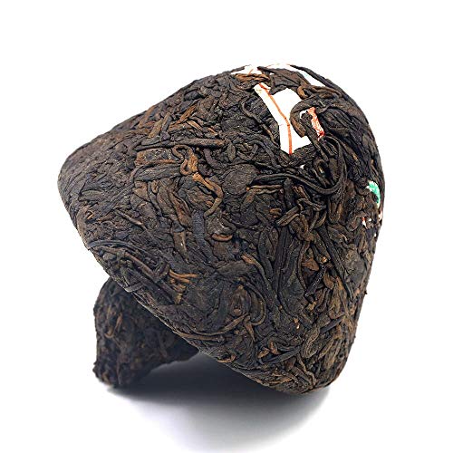 Fullchea - Health Chinese Tea Shu Puerh Tuo Cha - Tulin Phoenix 2009 Ripe Pu-Erh Aged Black Tea - Pu Erh Tea Loose Leaf - Pu Erh Mushroom Tuocha - Aids Digestion - 8.8 Oz / 250G #TOP2