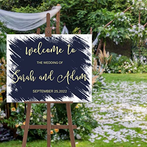 Panneau calligraphie personnalisé mariage, immortalisez vos noms et dates uniques