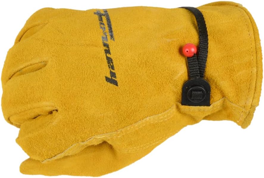Forney 53133 Cowhide Leather Driver Suede Men's Gloves, Medium, Brown