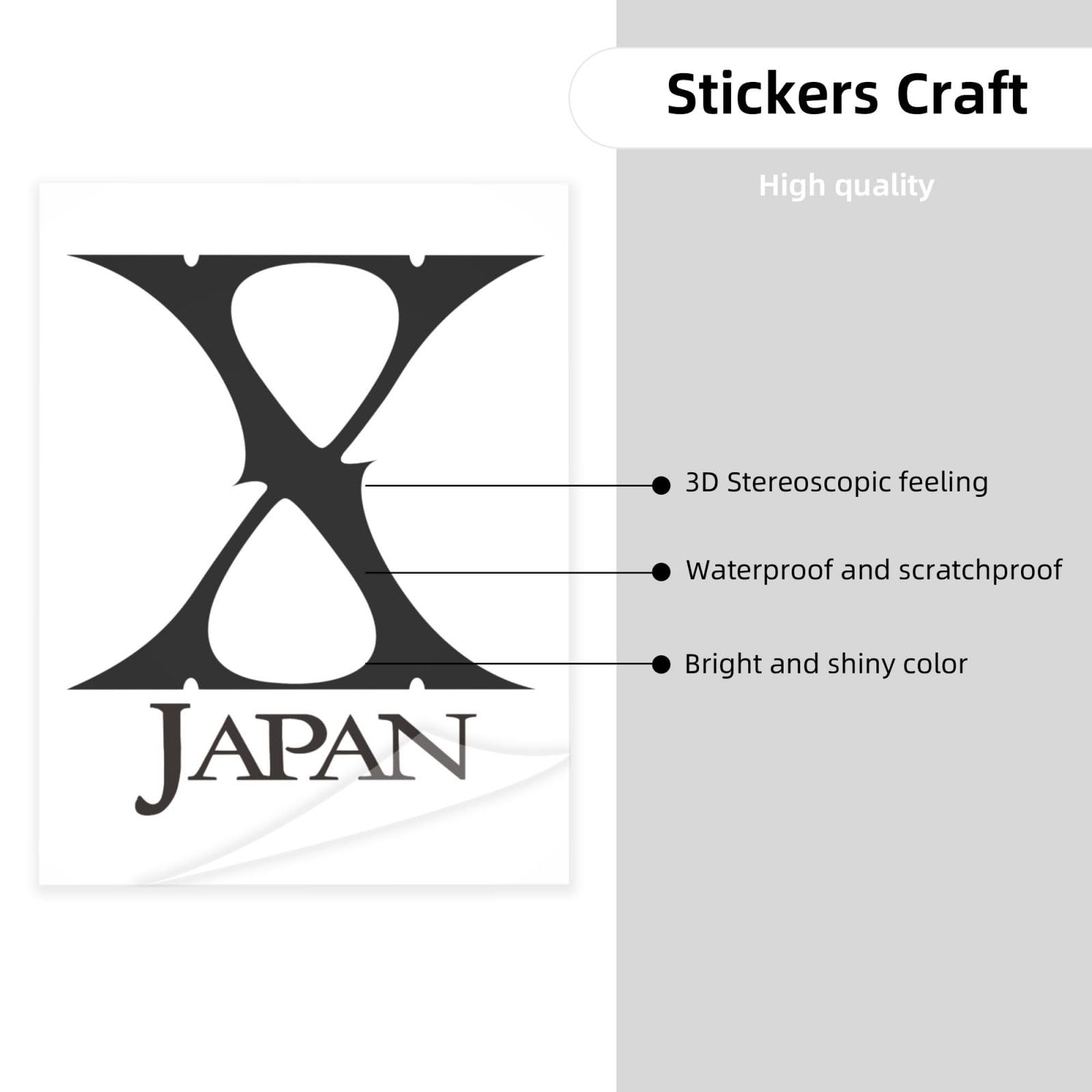 Amazon.co.jp: ステッカー シール X Japan エックス ジャパン フレーク