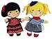 Jemini - 023521 - Lot de 2 Poupées Européennes +/- 20 cm : la Parisienne et l'Espagnole