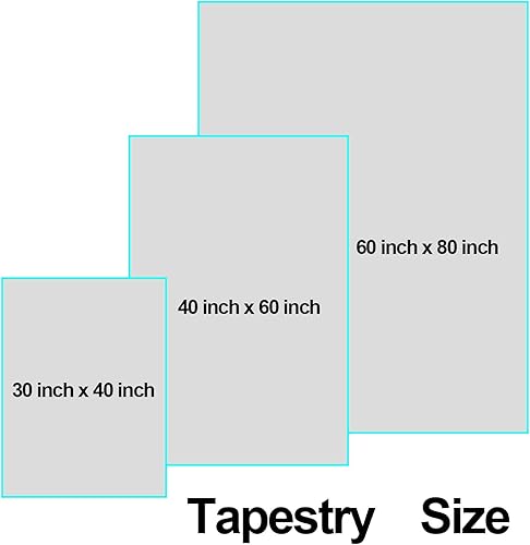 Miniatura 6 de DYNH Bohemian Mountain Tapestry, Retro Nature Sunset Wall Hanging with Sun River Forest, Aesthetic Decor for Bedroom, Living Room, Dorm – Warm