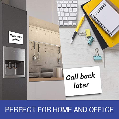 Acrosssea White Dry Erase Sheets - 10 Sheets Of A4 - Adhesive Whiteboard Wallpaper Decal - White Board Contact Paper For Refrigerator, Desk, Office & Kids Room - Dry Erase Board White Sticker #TOP4