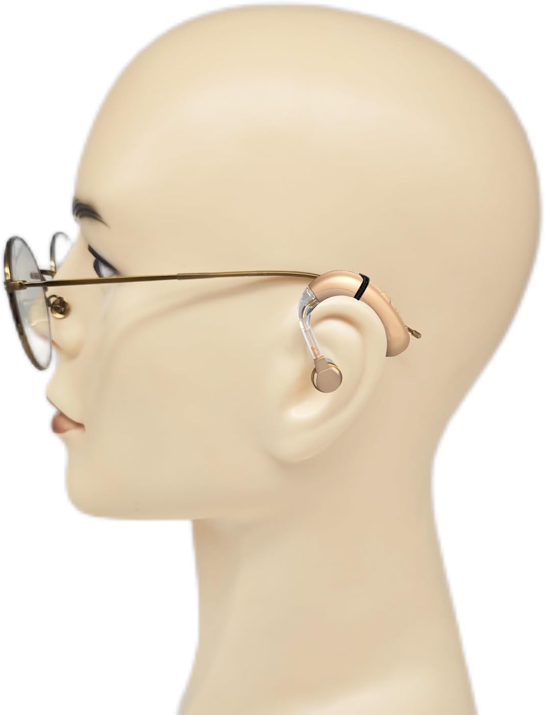 30pcs Hearing Aid Retainer for Eyeglass Users - Anti-Lost Glasses Connectors, Adults & Seniors (White/Black)