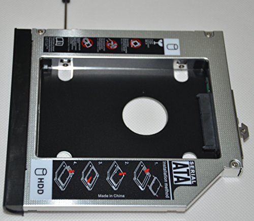 De Young 2Nd Hdd Ssd Hard Drive Caddy Frame Tray For Hp Elitebook 6930P 8440P 8530P 8540P With Original Faceplate/Bezel And Mounting Bracket #TOP5