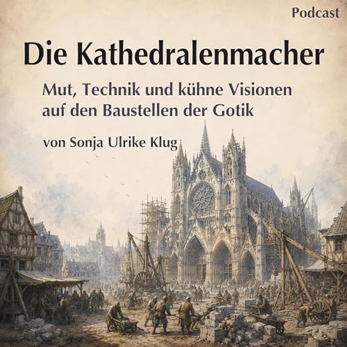 『Die Kathedralenmacher - Mut, Technik und k&uuml;hne Visionen auf den Baustellen der Gotik』のカバーアート