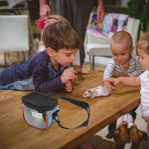 Porquinho-da-índia, bolsa pequena para transporte de animais de estimação para coelho, hamster, páss