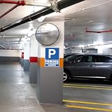 YIKIADA Plakat Parking Wyłącznie dla Klientów Naklejka 30x40cm - Materiał Aluminiowy Znak Parkingowy