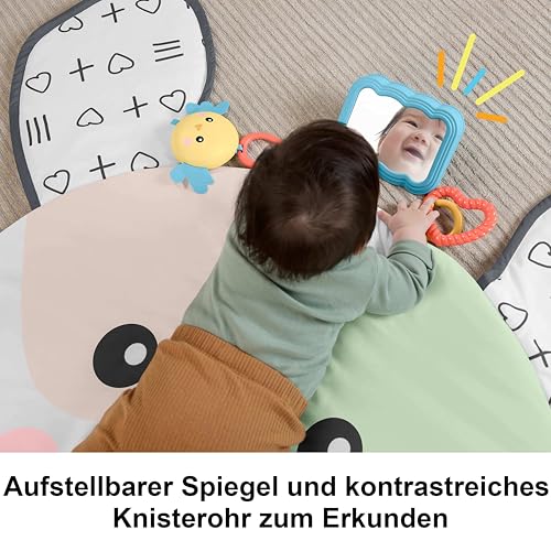 Fisher-Price Puppy Perfection Riesige Krabbelmatte, Spielzeug für Bauchlage – Ansicht 3