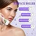 Ice Roller for Face Facial Beauty Mini Ice Roller for Eyes,Neck,Sunburn Puffiness Relief Reusable Silicone Face Ice Holder