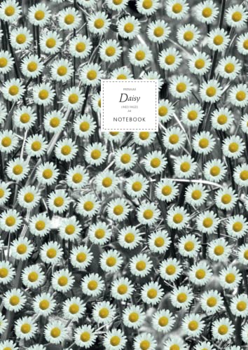 Daisy Notebook, Lined Pages, A4
