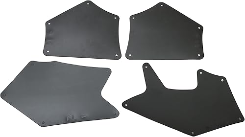 ACROPIX Protector contra salpicaduras delantero y trasero, guardabarros, guardabarros, juego de protección para Toyota Sequoia con clips de