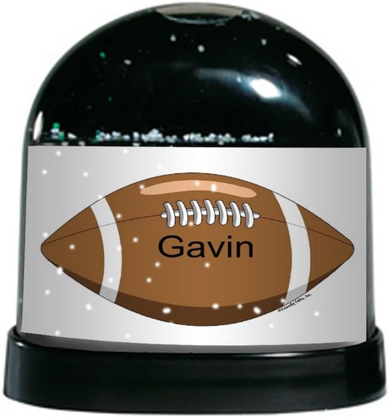 PrintedPerfection.com Personalized Football - Friendly Kids Snow Globe Gift