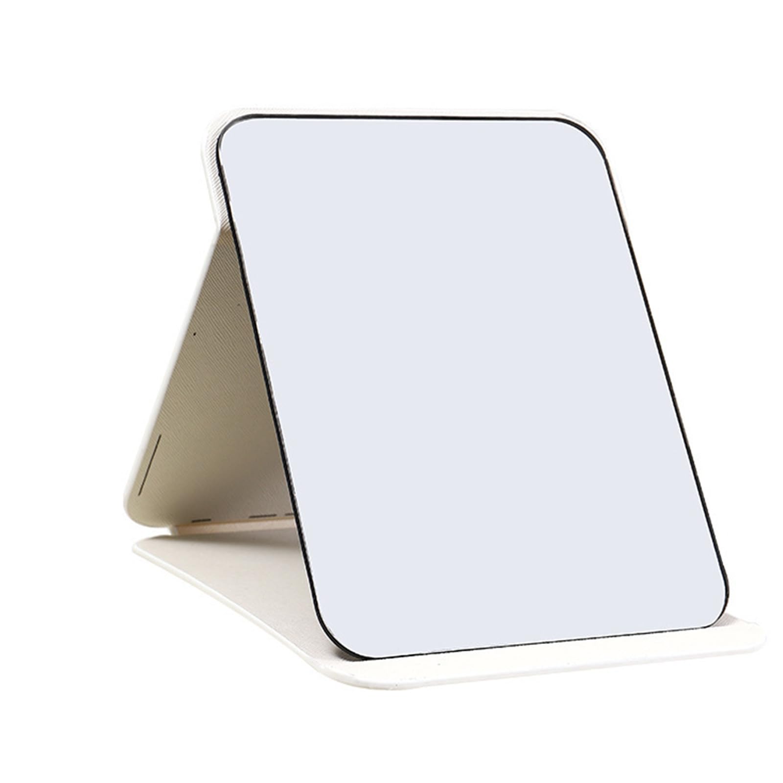 Lerpwige Standing Vanity Mirrored Compact Travel-Friendly 3-Size Foldable For Camping Desktop Students Standing Makeup Cosmetic Foldable For Dormitory