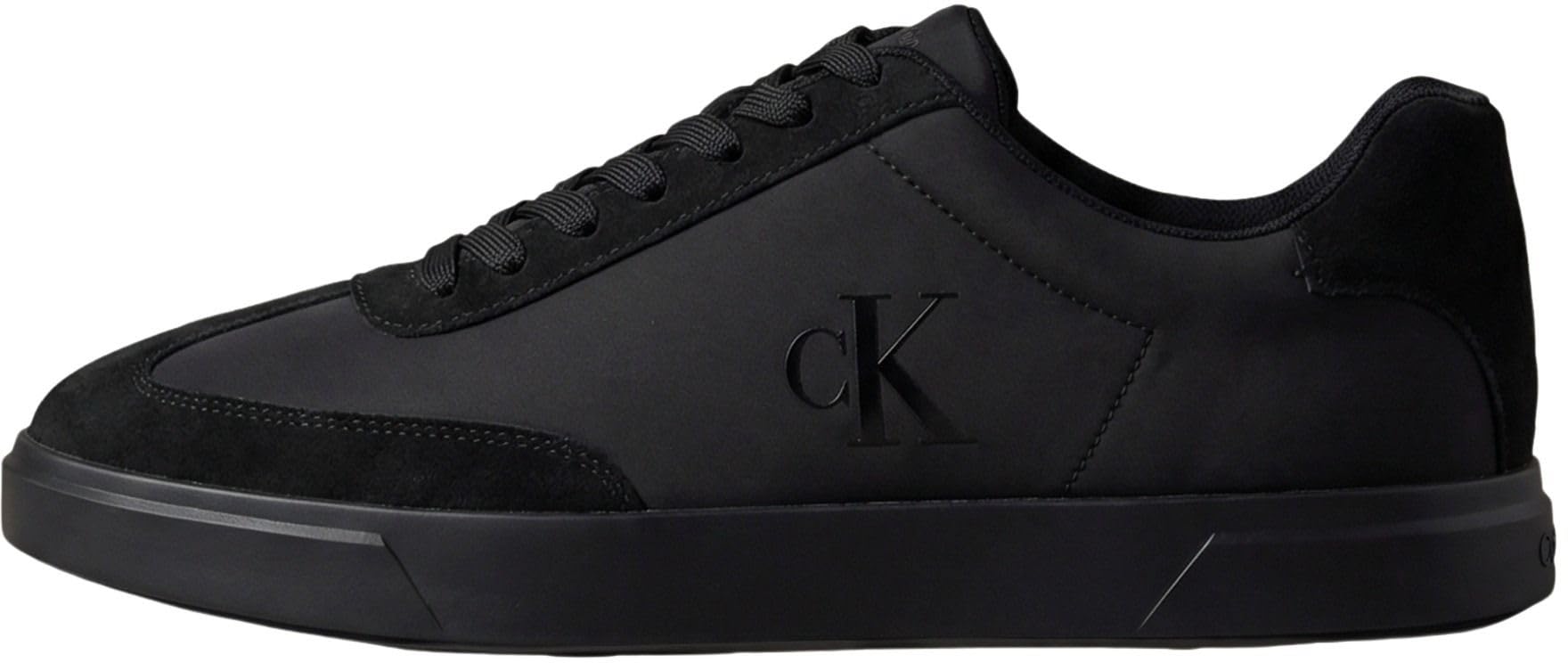 Calvin Klein Men's Low Prof Cupsole Wt Ny-Su HM0HM02202 Low Top, Black (Triple Black), 10.5
