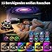 UFO Sternenhimmel Projektor Kinder, Galaxy Projektor mit Timer, Fernbedienung und Bluetooth-Lautsprecher, 15 Weißrauschen- und RGB-Lichteffekte, Geeignet für Kinder und Erwachsene, Sternprojektor.