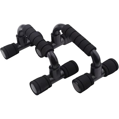 Push up Bar, Push Up Bars Strength Training, Push-up Bracket Board with Non-Slip Sturdy Structure, Push Up Bars for Men & Women, Push Up Stands Handle Gym Exercise Equipment Home Fitness(Black)