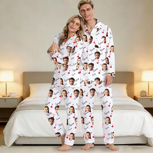 Pijama de San Valentín holgado para hombre与mujer que buscan ropa cómoda 2