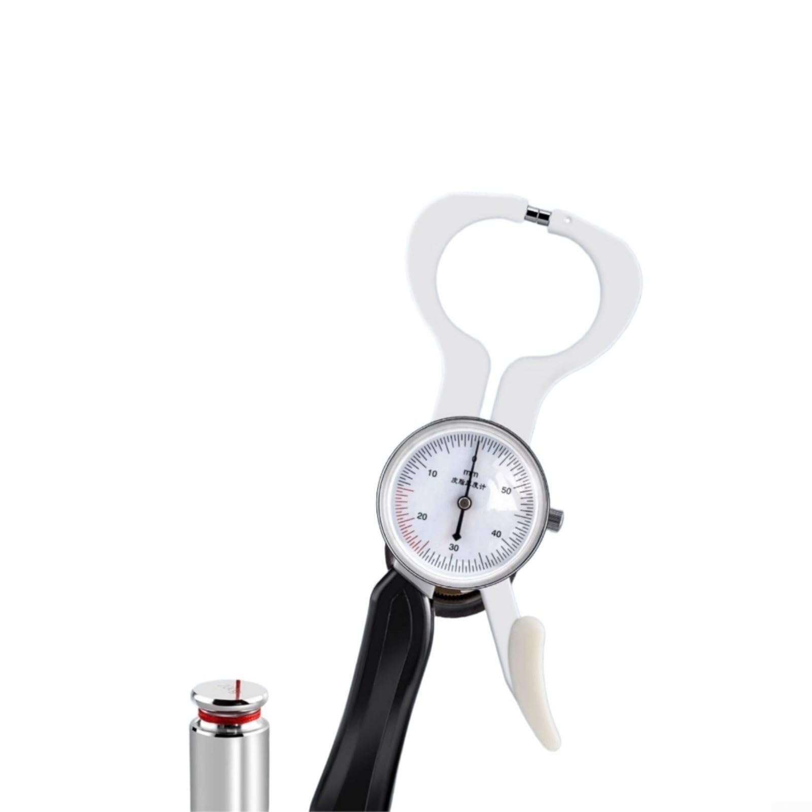 Hautfalten Körperfettmessschieber Aus Metall Und Kunststoff, Tragbares Präzisionsmessgerät Für BMI Und Fitnessmessungen Bis 60 mm, Geeignet Für Sportler Und Gesundheitsüberwachung