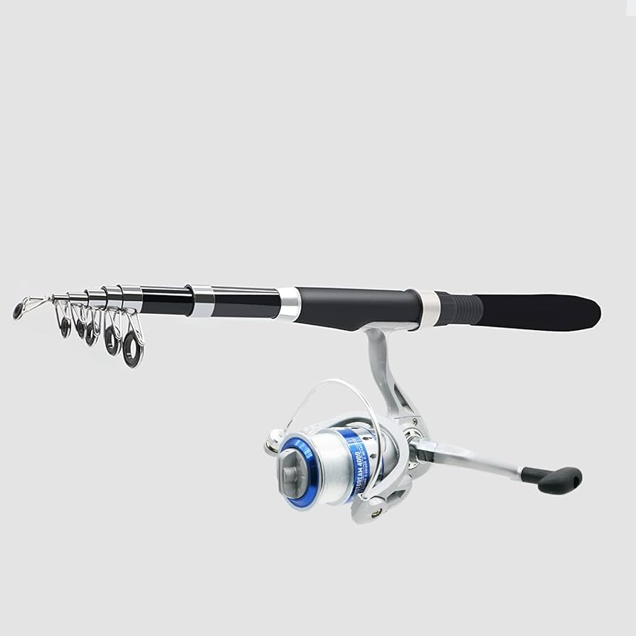 Portable Fishing Rod 99% Carbon Fiber With Fluorescent Rod