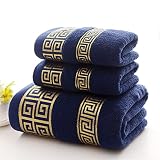 3Pieces Towel Set -1 Bath Towels 2 Hand Towels, Super Soft and Absorbent, Luxury Hotel Towels Shower