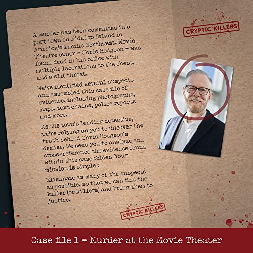Cryptic Killers Bundle - Unsolved Murder Mystery Game - Cold Case File Investigation - Detective Clues/Evidence - Solve The Crime - Individuals, Date Nights & Party Groups - 3 Pack #TOP2