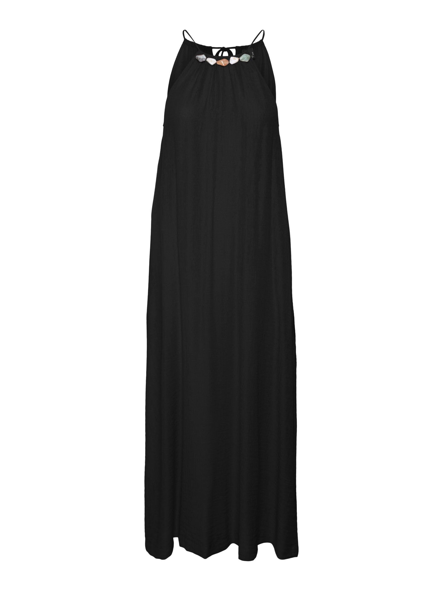 VERO MODA Women's Summer Dress, Black, M