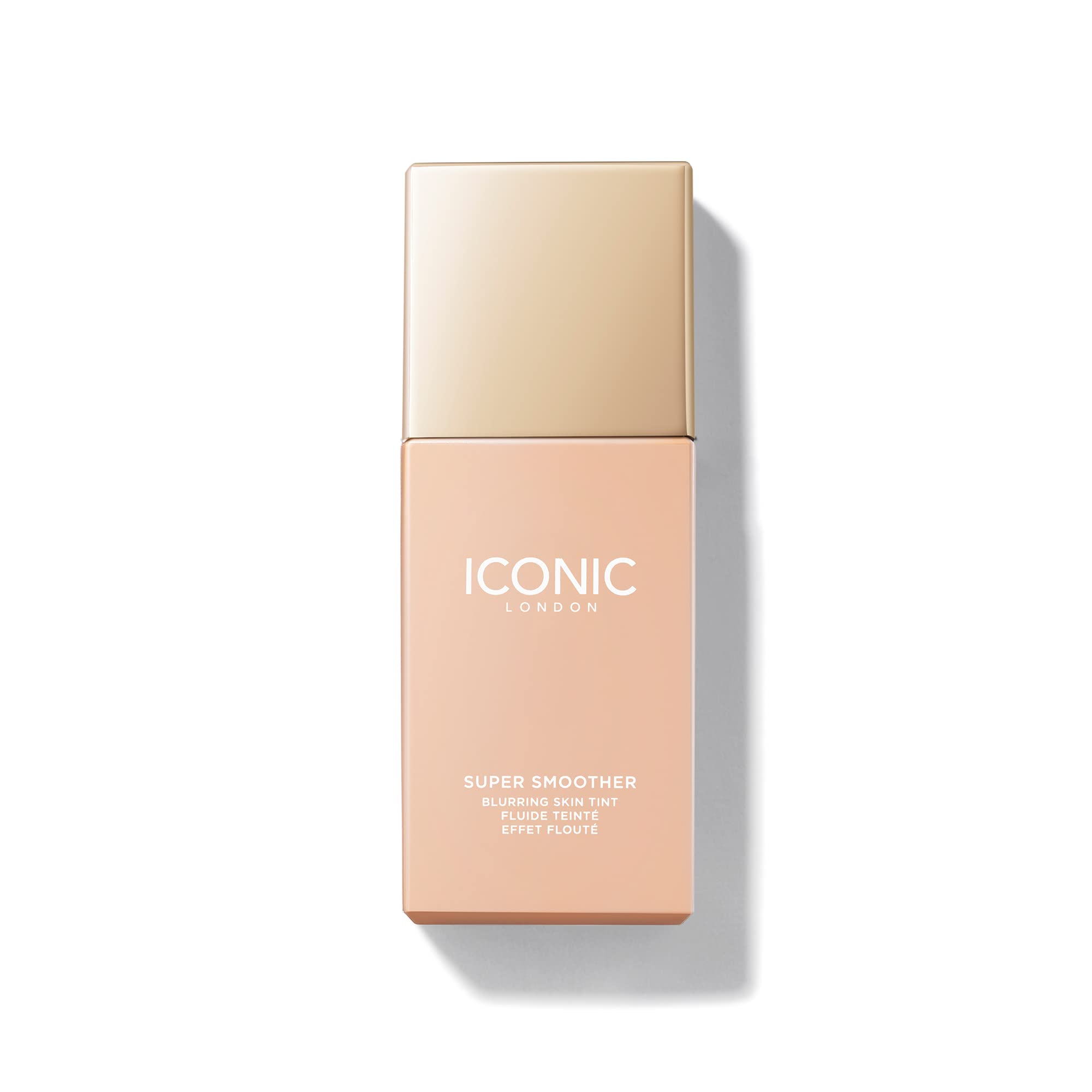 ICONIC London Super Smoother Blurring Skin Tint | Light to Medium Coverage Matte Makeup Foundation| Enriched with Vegan Collagen and Peach Flower Extract - Cool Fair