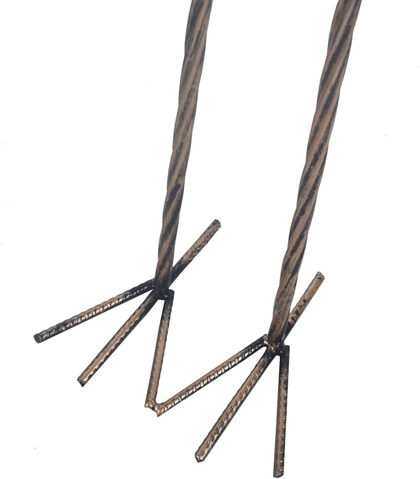 Crane Sculpture Metal Garden Yard Art for Indoor Outdoor Decoration